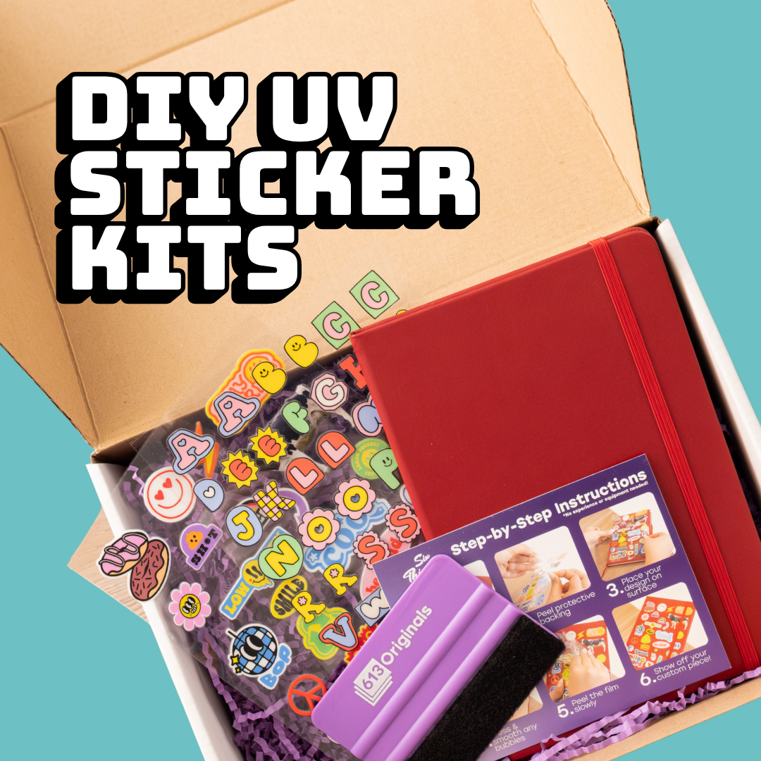 DIY UV Sticker Kits | Peel, Press & Customize Your Own Creations – 613 DTF