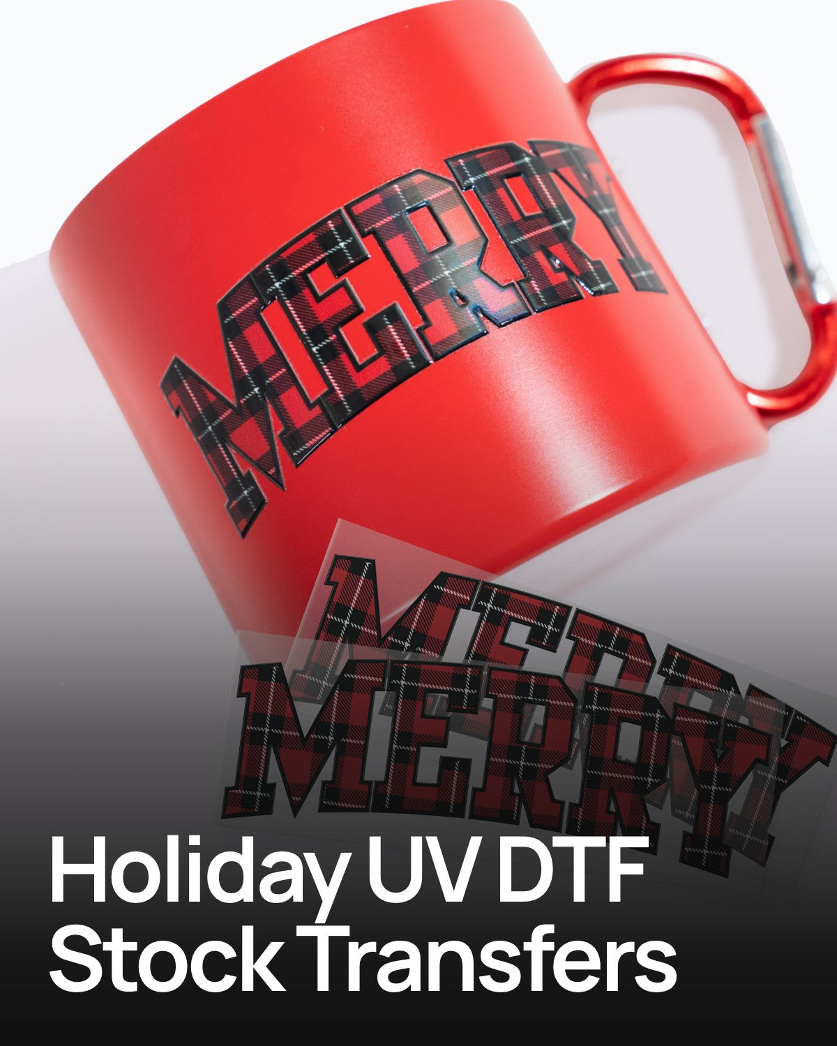 Holiday UV DTF Stock Single Image Transfers