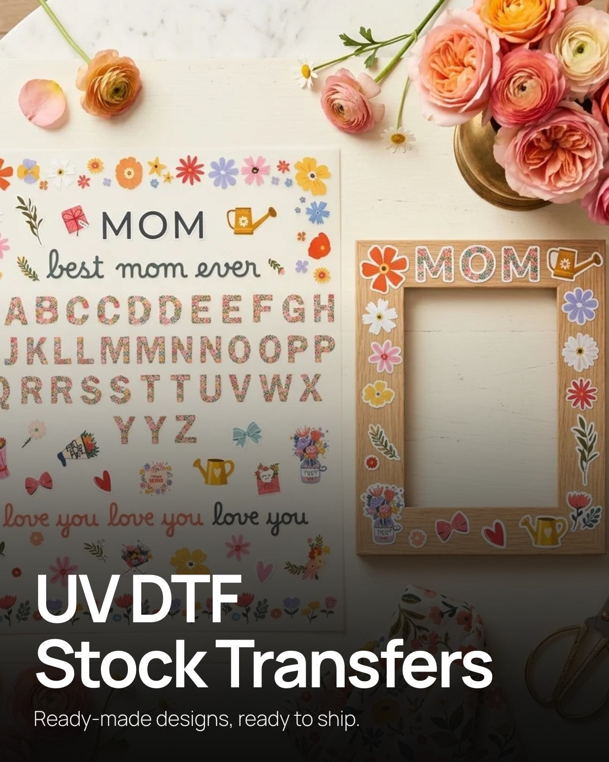 UV DTF Stock Transfers