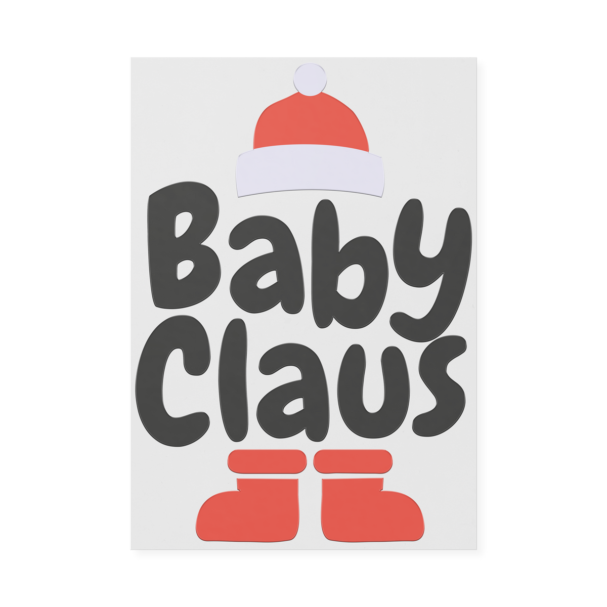 Baby Claus Santa Hat DTF Transfer
