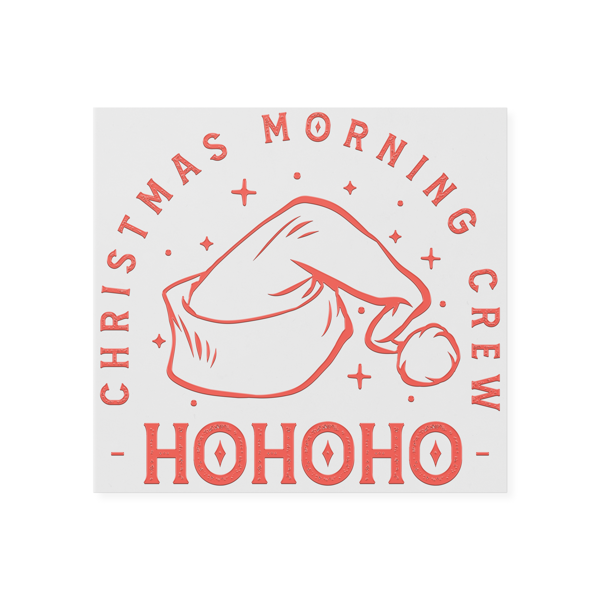 Christmas Morning Crew Elf Hat  UVDTF Transfer