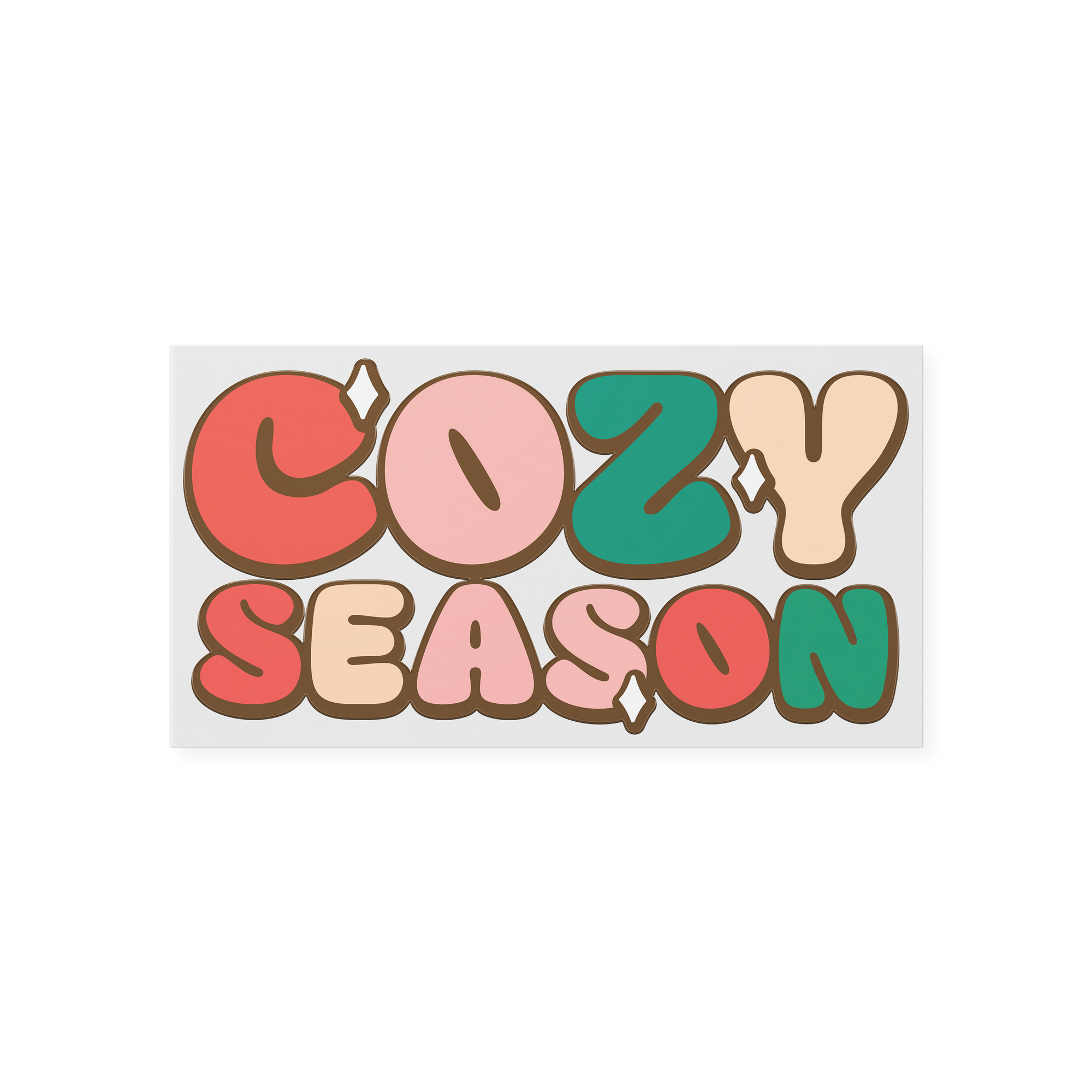 Cozy Season Sparkle  UVDTF Transfer