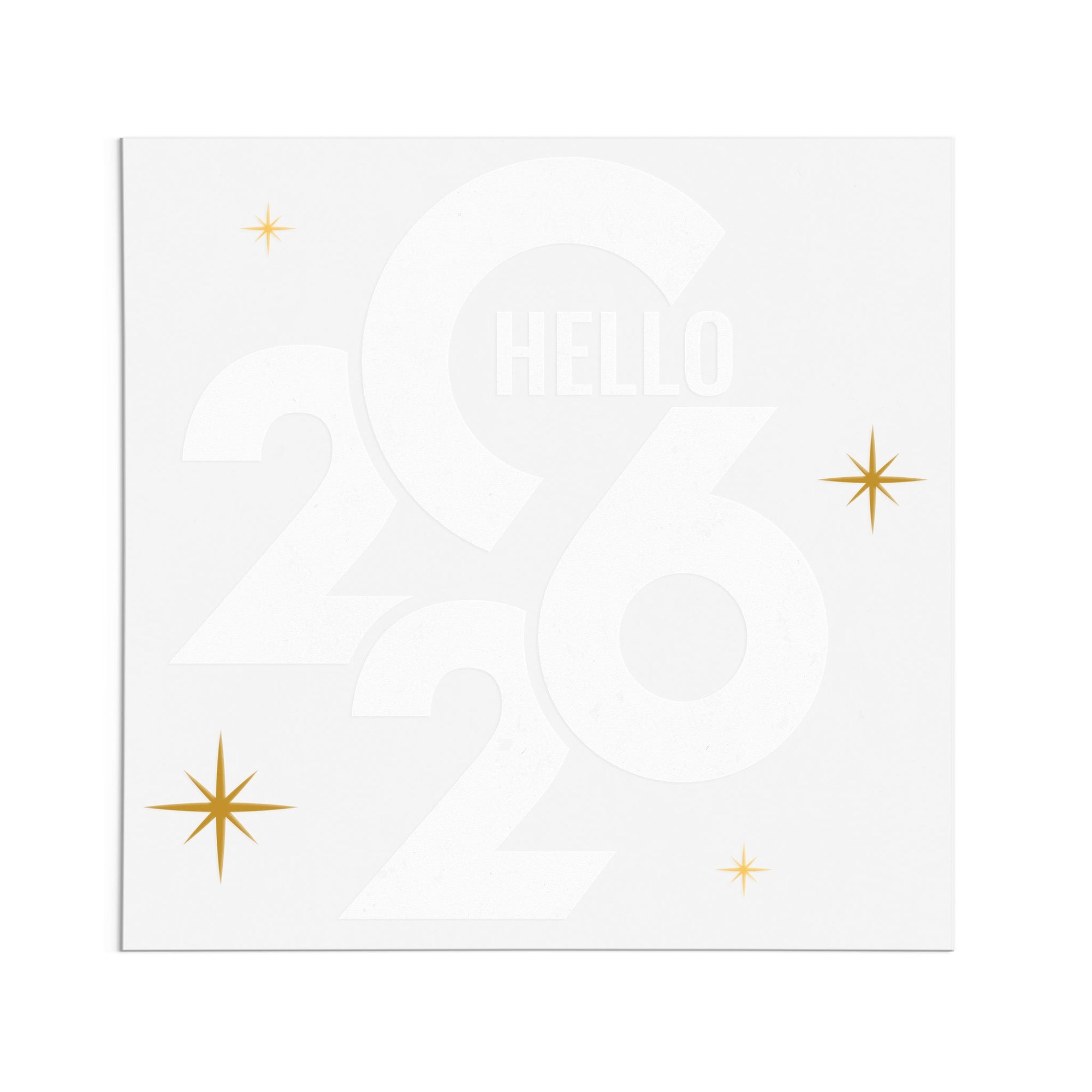 Hello 2026 Number Graphic DTF Transfer