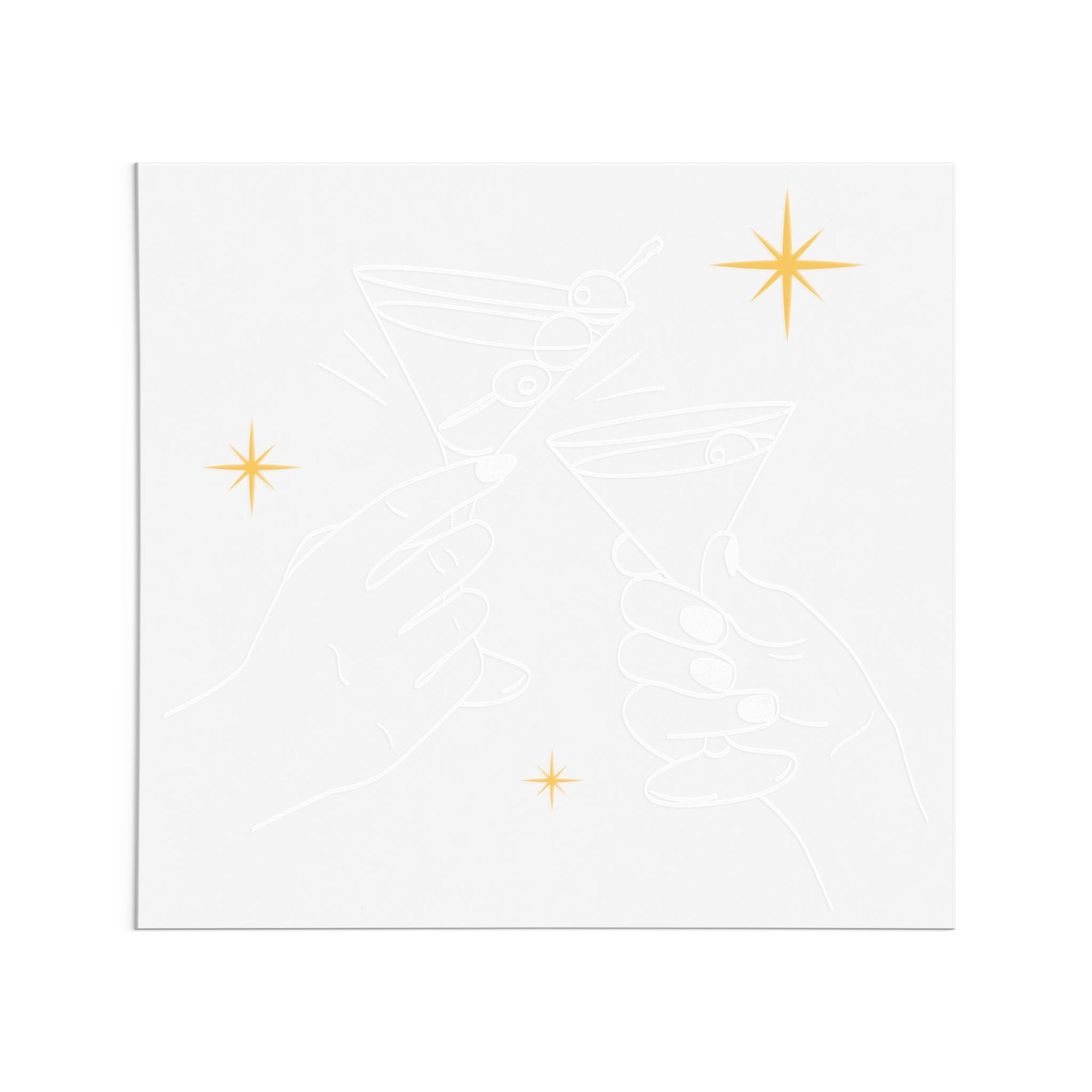 Martini Toast DTF Transfer