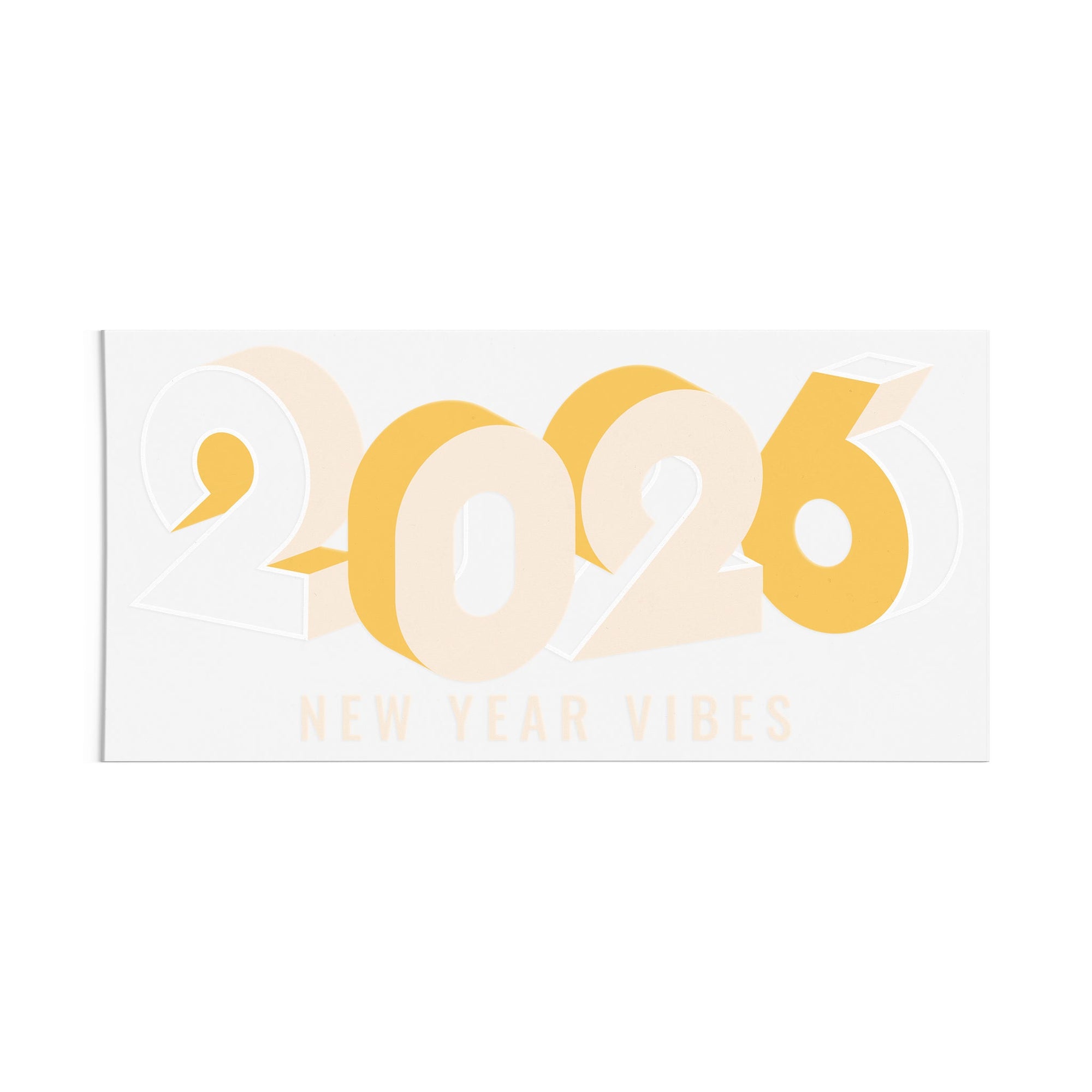 2026 New Year Vibes DTF Transfer