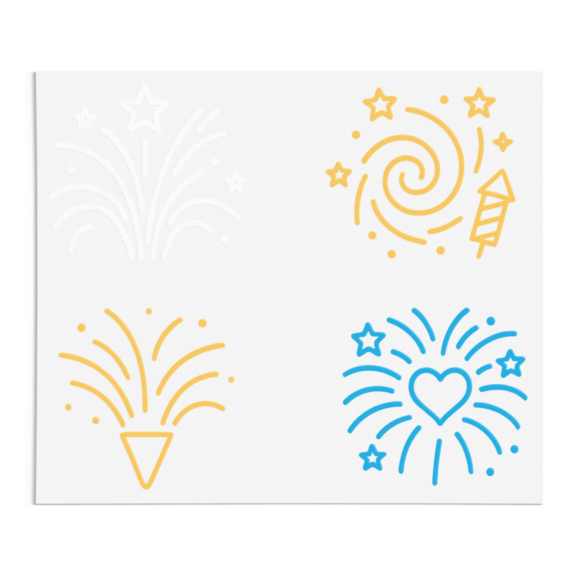 Fireworks and Sparklers DTF Transfer