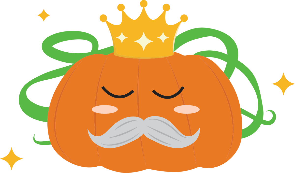 Pumpkin King Mascot Direct to Film transfer design