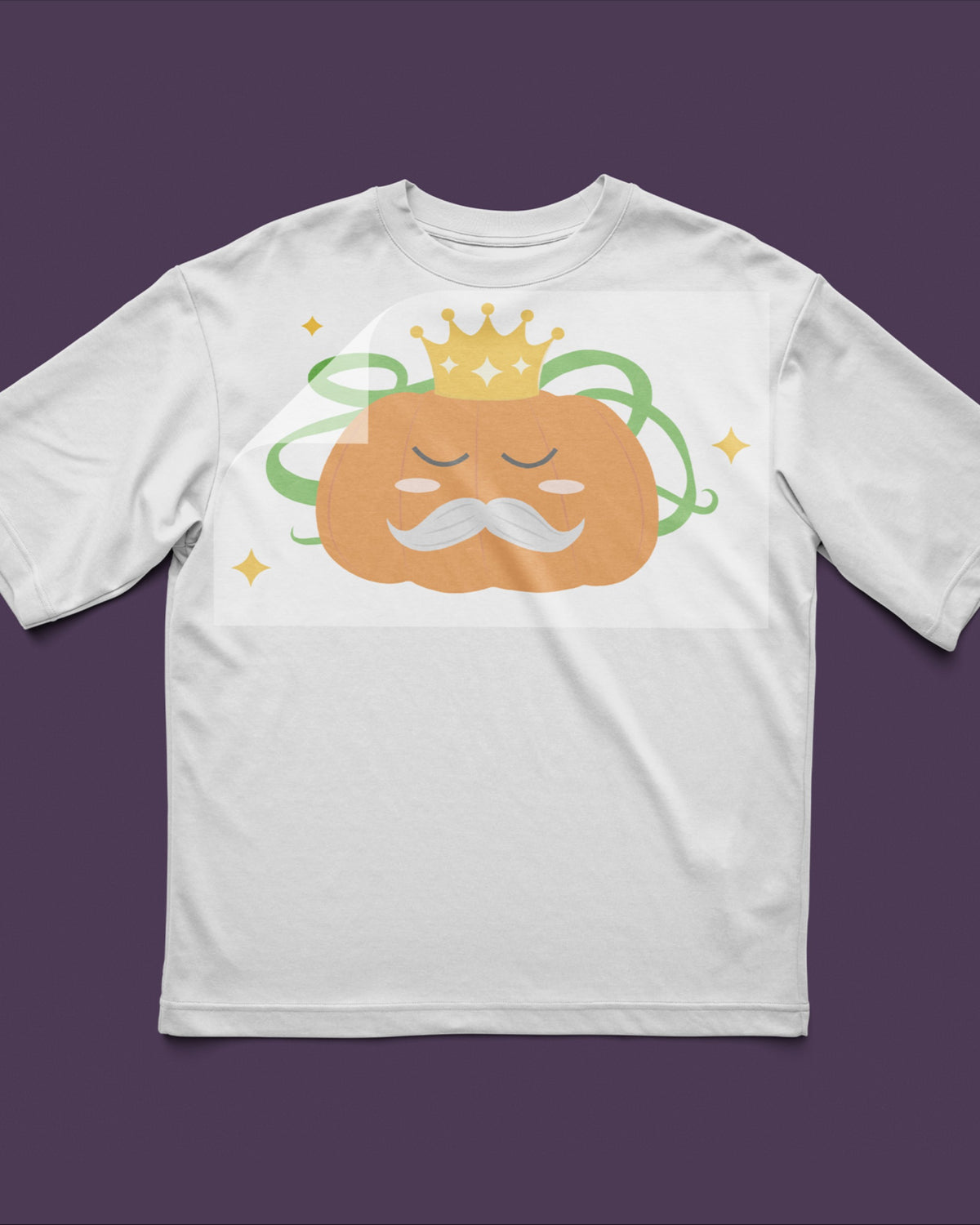 Pumpkin King Mascot DTF Transfer