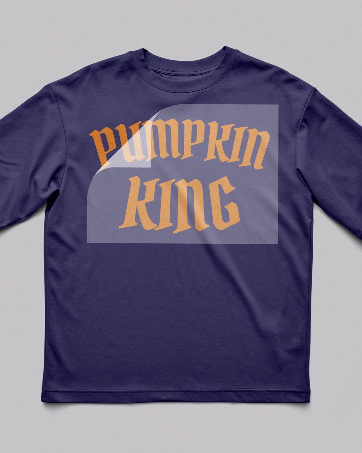 Pumpkin King Lettering DTF Transfer