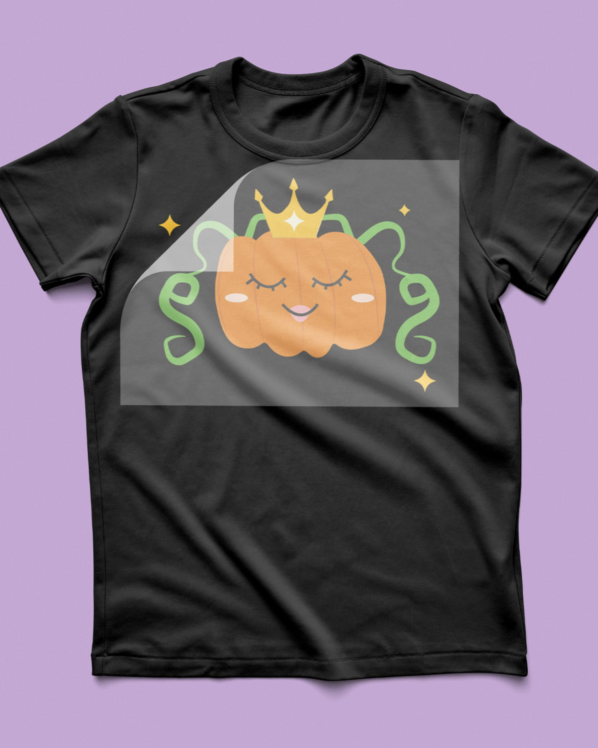 Pumpkin Queen Mascot DTF Transfer