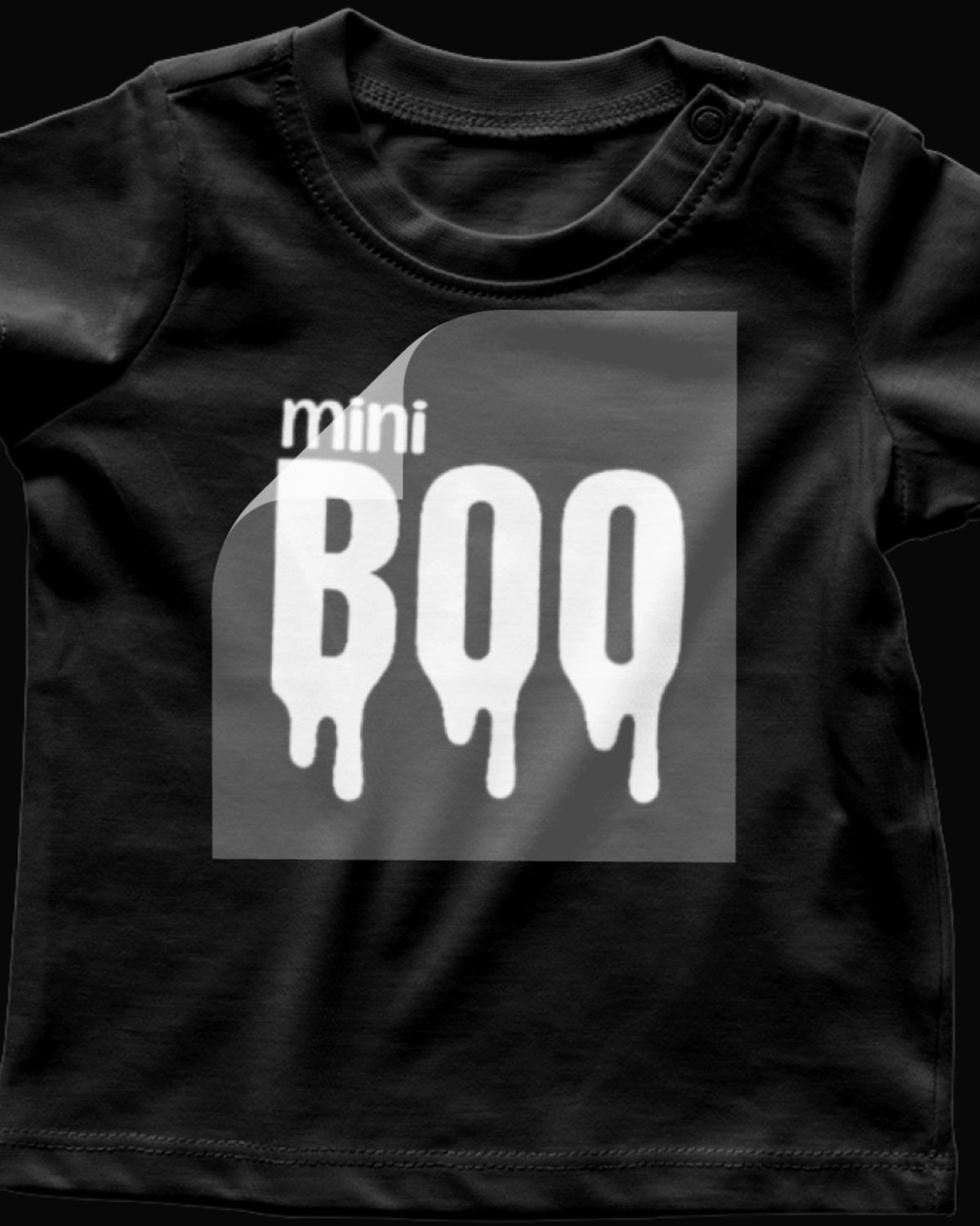 Mini Boo Drip Lettering DTF Transfer