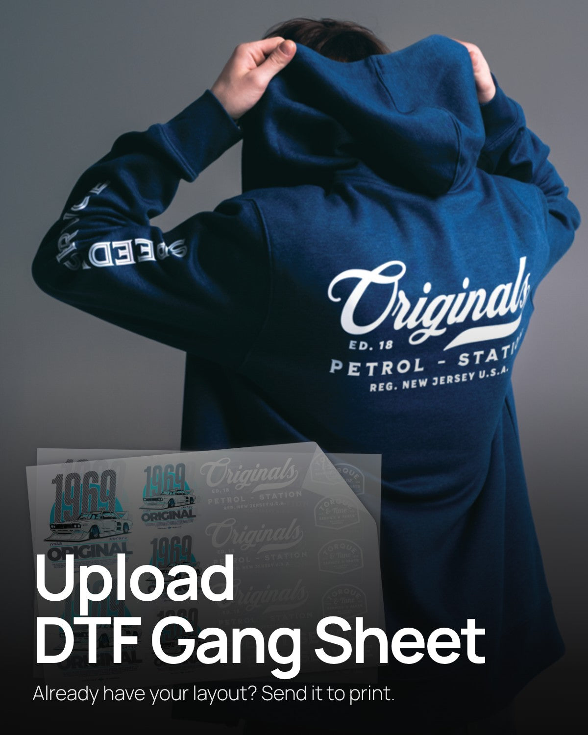 Upload DTF Gang Sheet