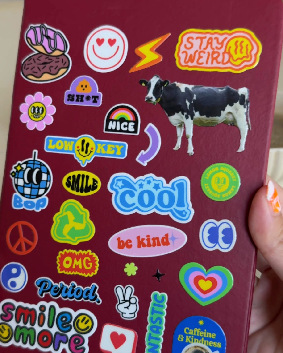 DIY Notebook Kit with Transfer Stickers