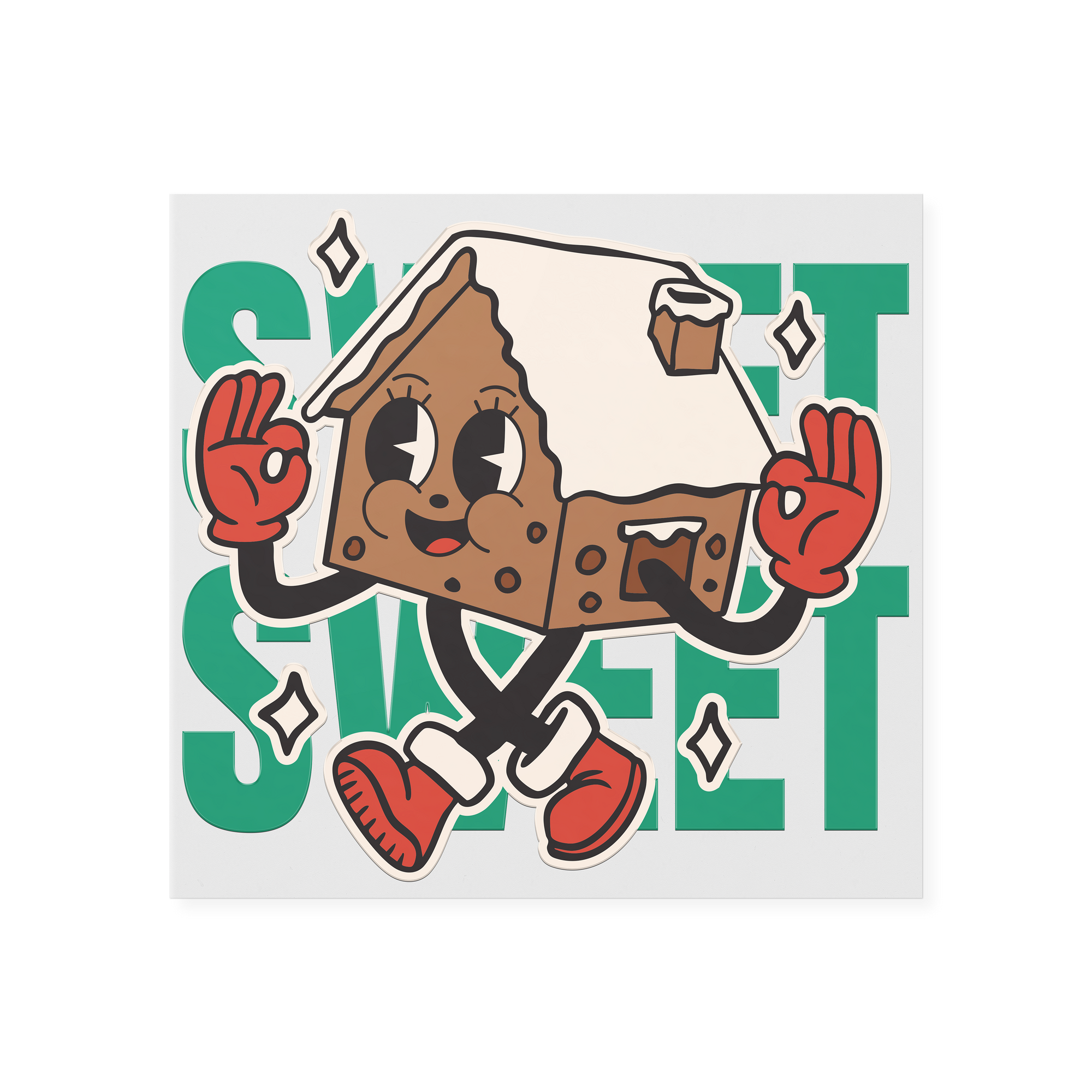 Home Sweet Home Mascot  UVDTF Transfer