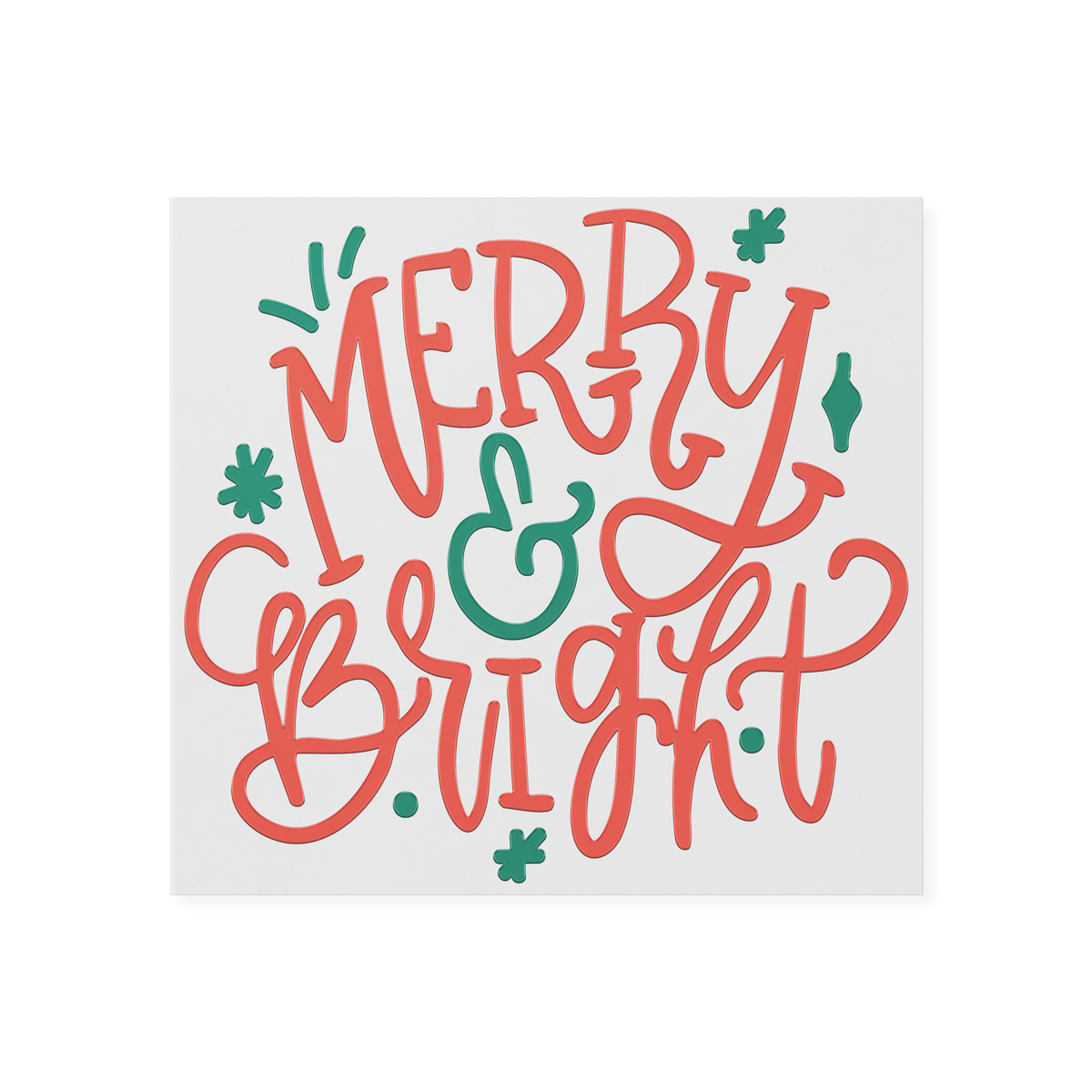 Merry & Bright DTF Transfer