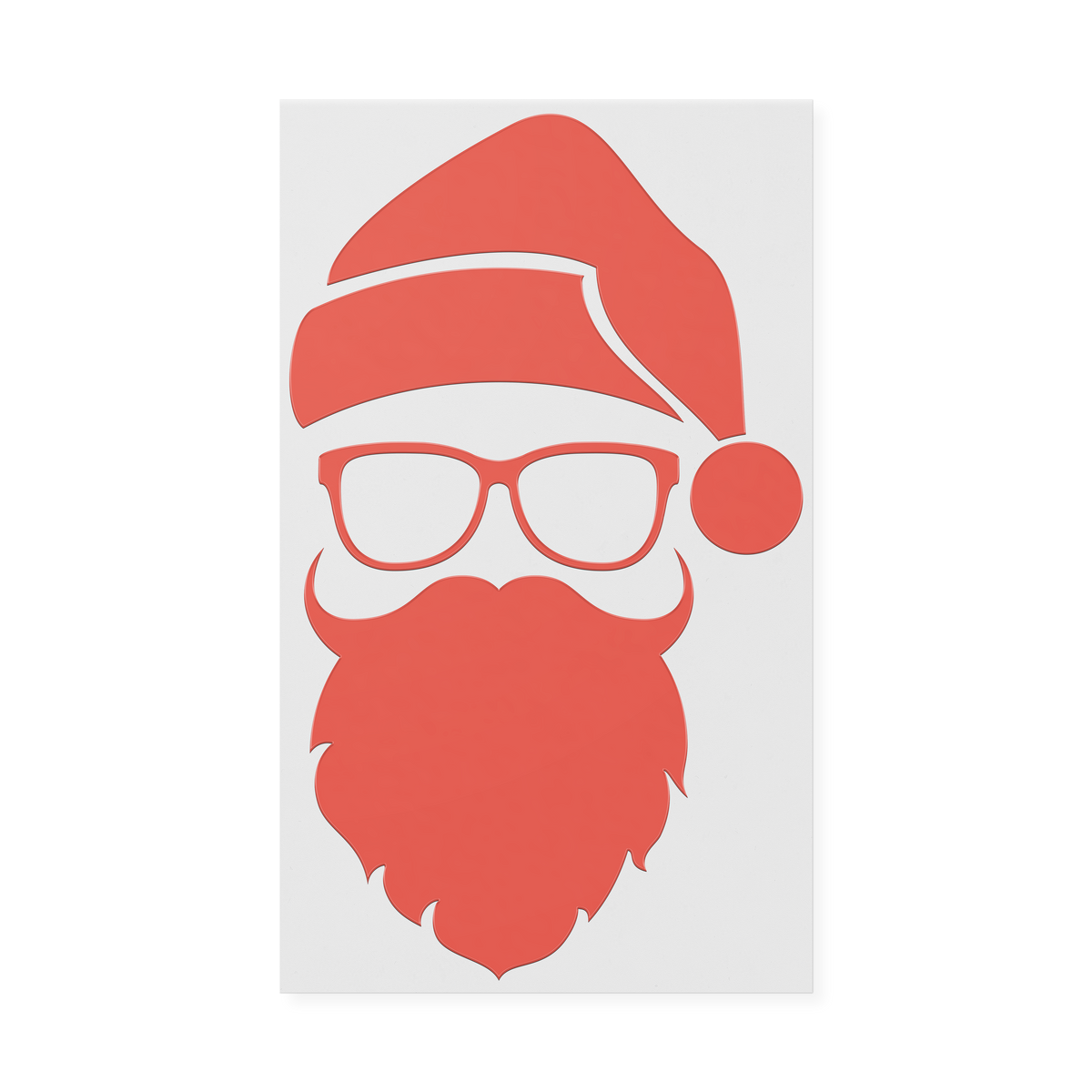 Modern Santa DTF Transfer