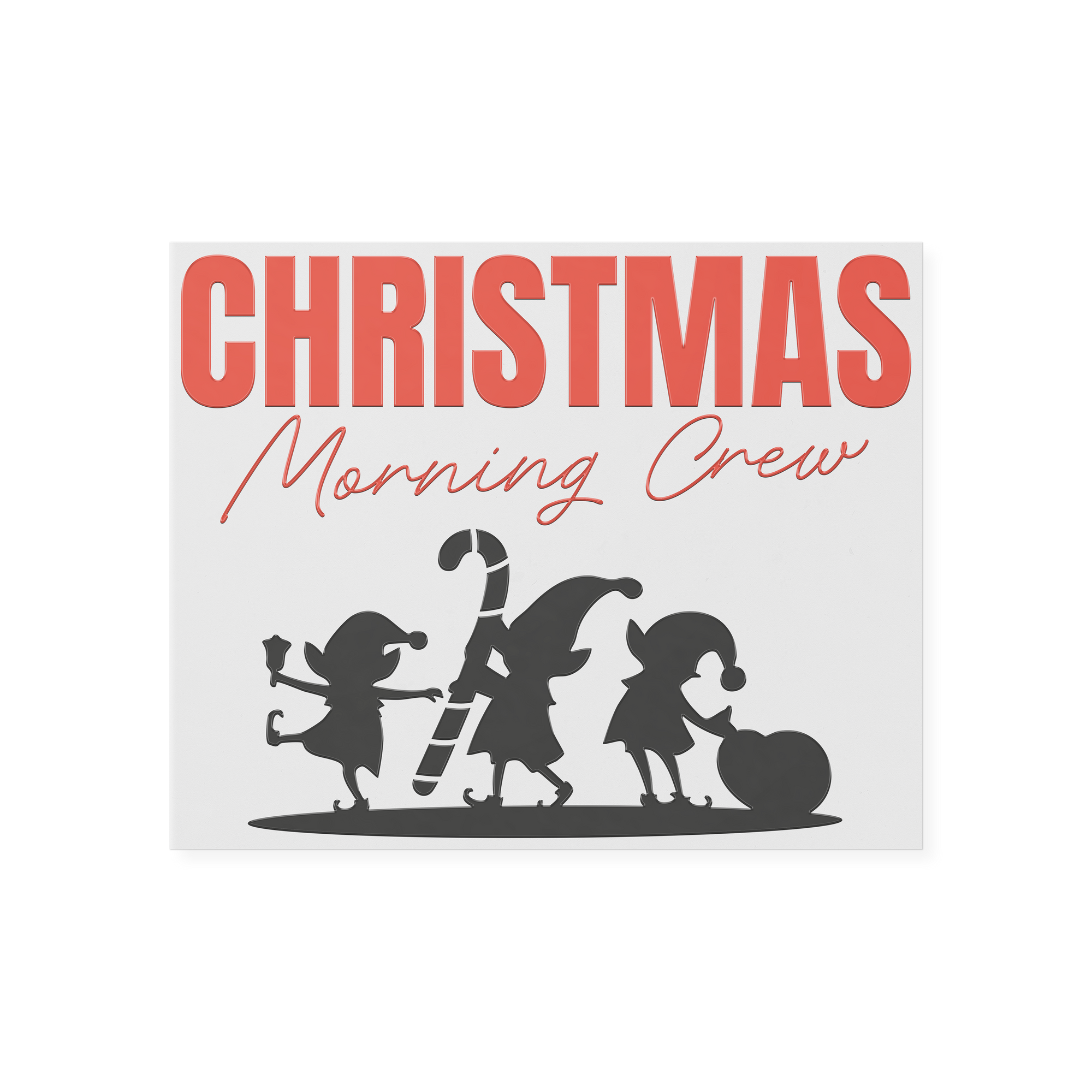 Morning Crew Elves  DTF Transfer