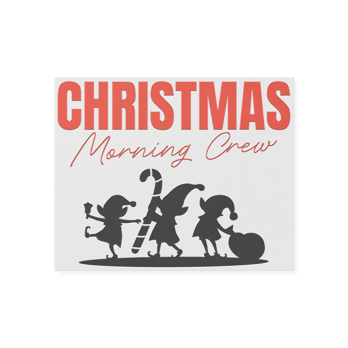 Morning Crew Elves DTF Transfer