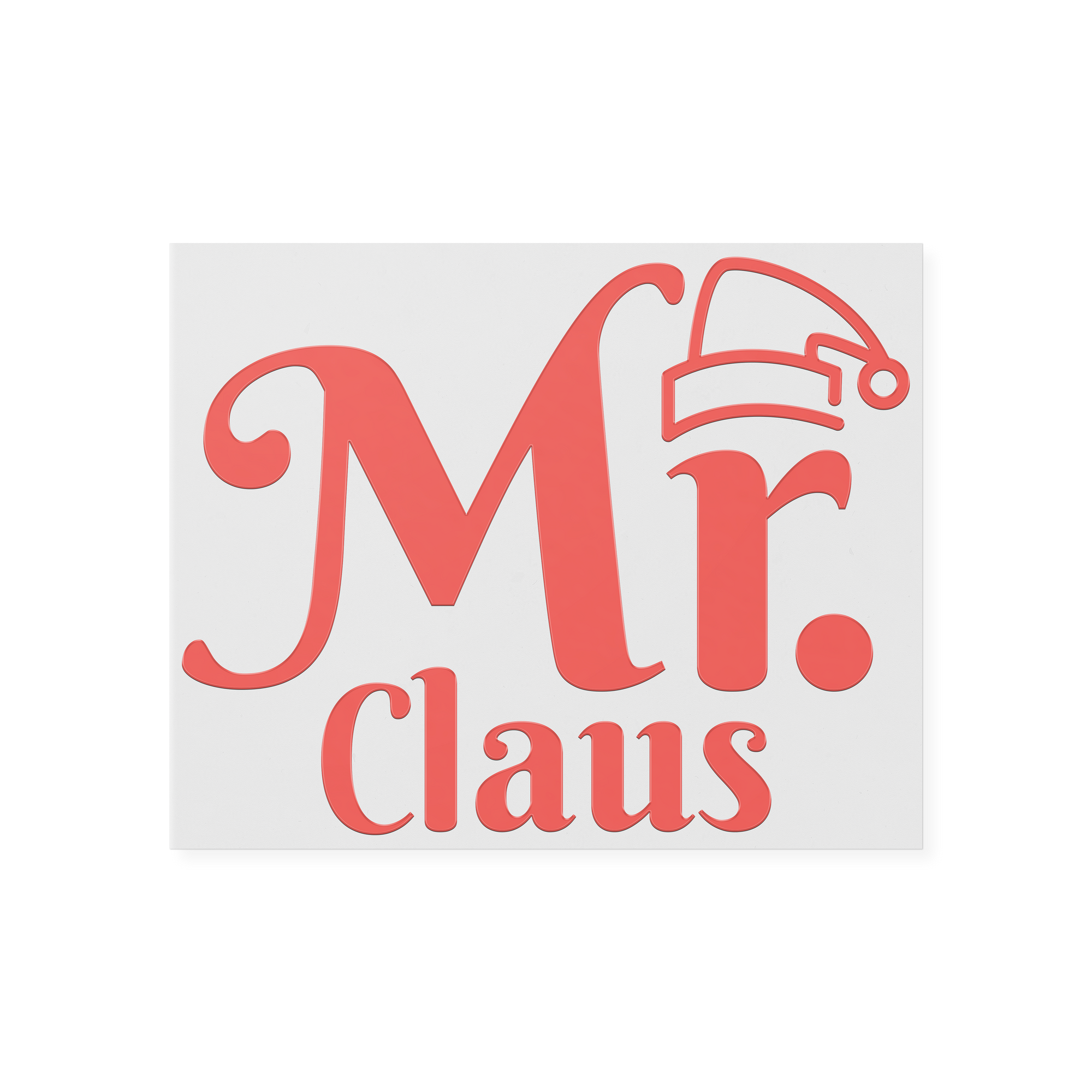 Mr Claus  UVDTF Transfer