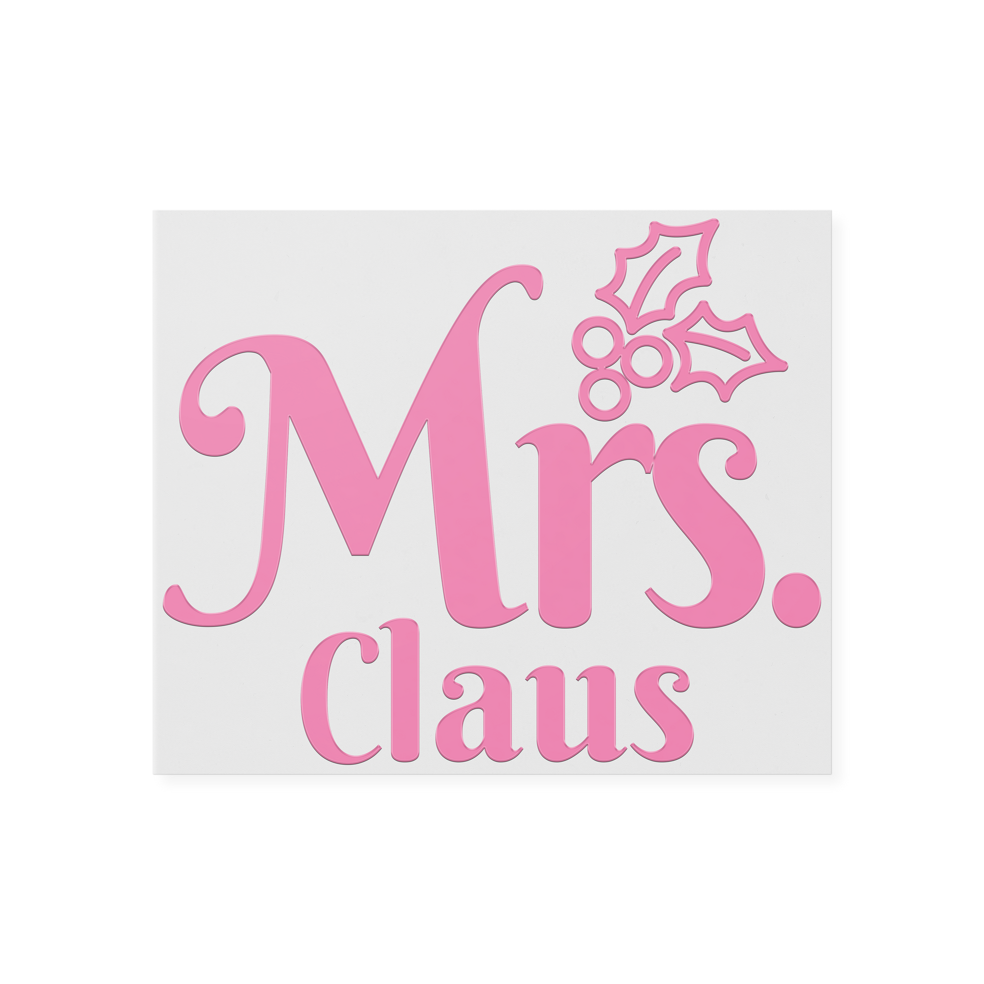 Mrs Claus  UVDTF Transfer