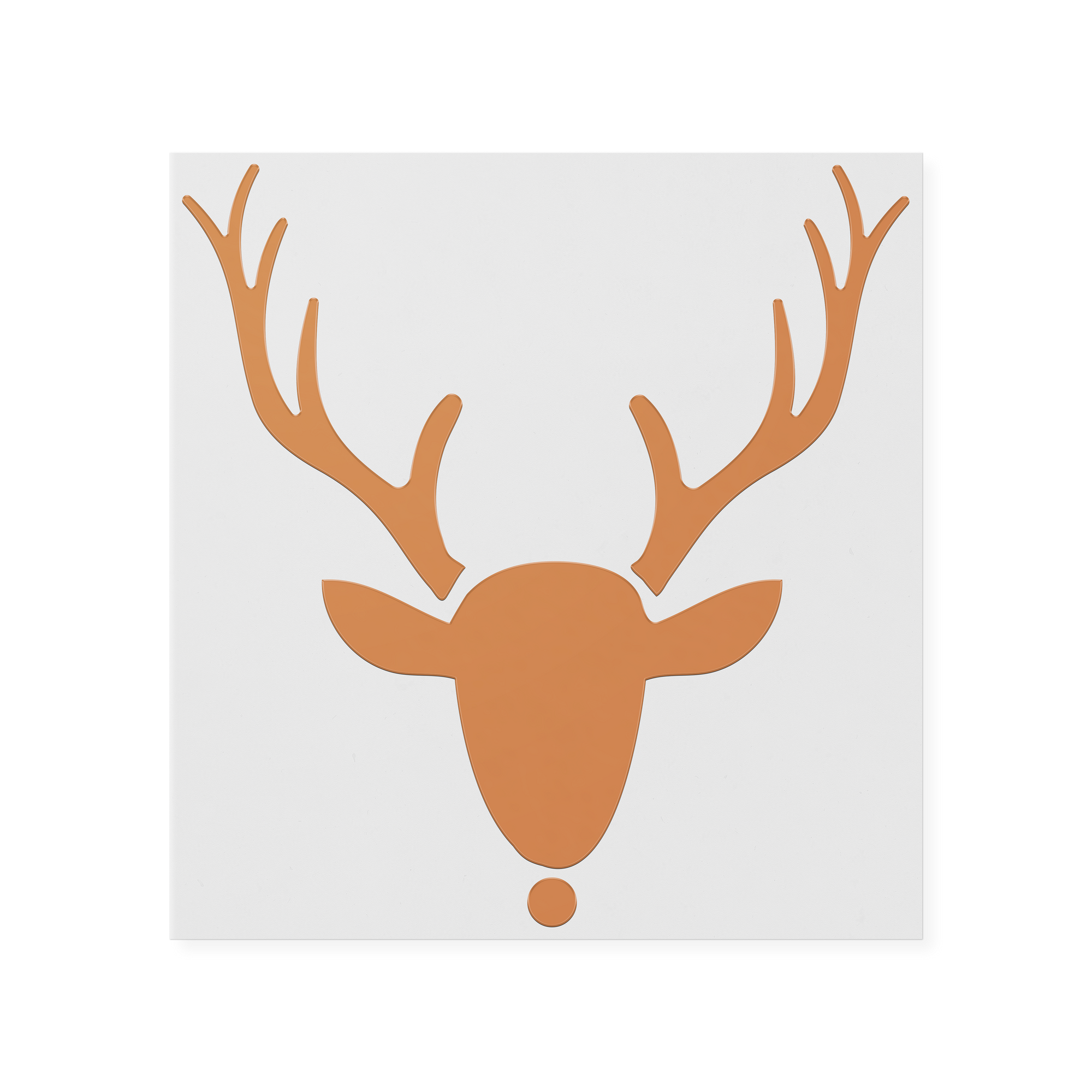 Reindeer Head  UVDTF Transfer