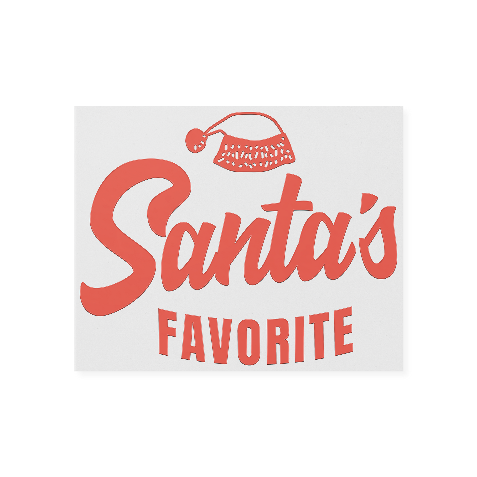 Santas Favorite  UVDTF Transfer