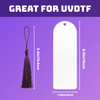 Clear Acrylic Bookmark Blank with Tassel – UV DTF Ready