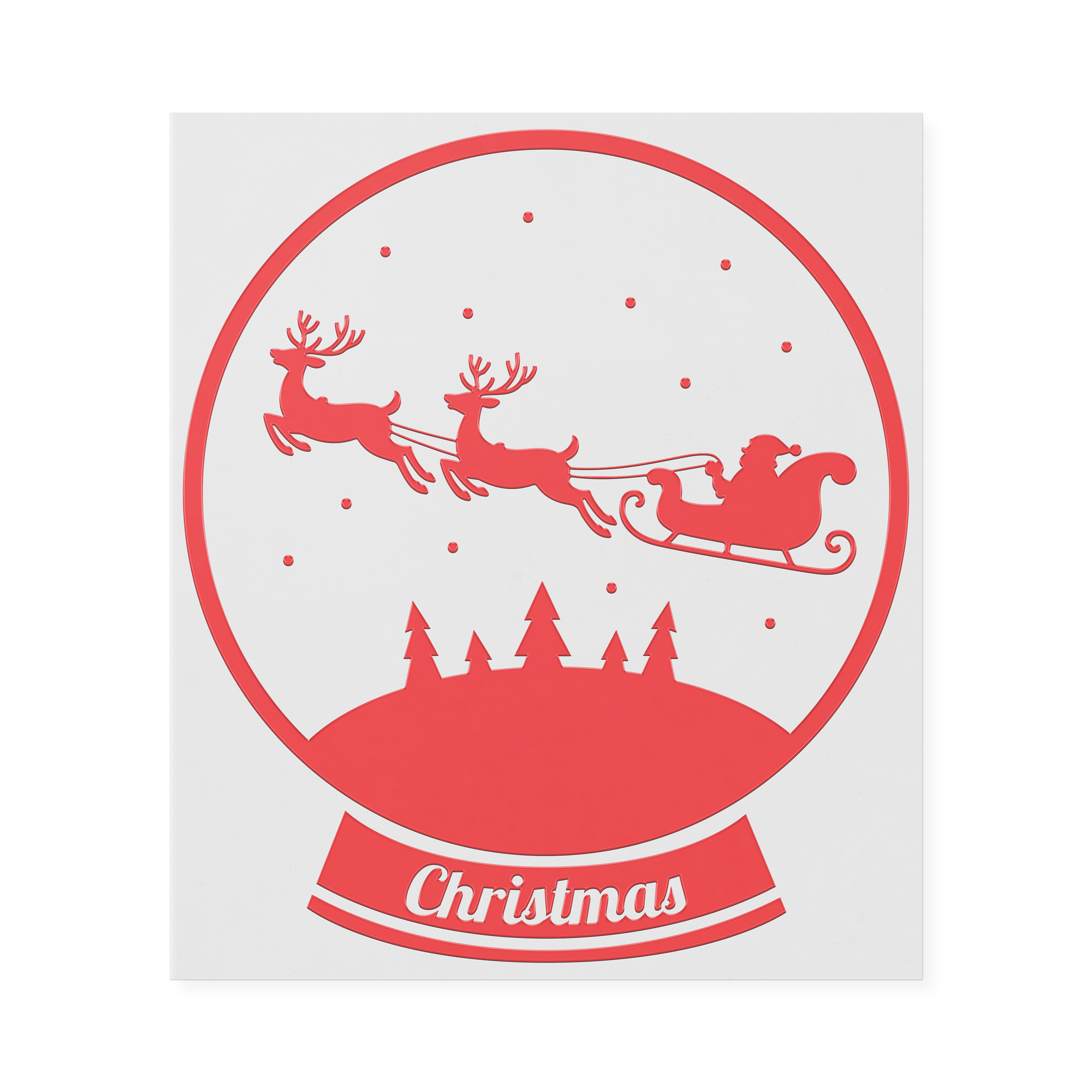 Snow Globe  UVDTF Transfer