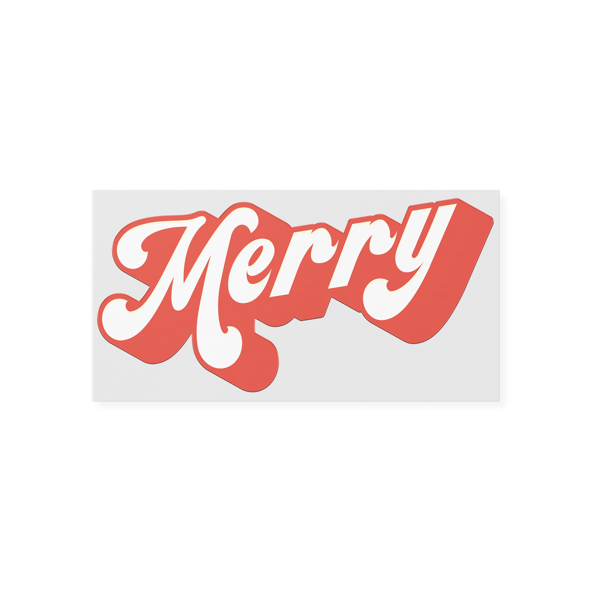 Trendy Merry  UVDTF Transfer