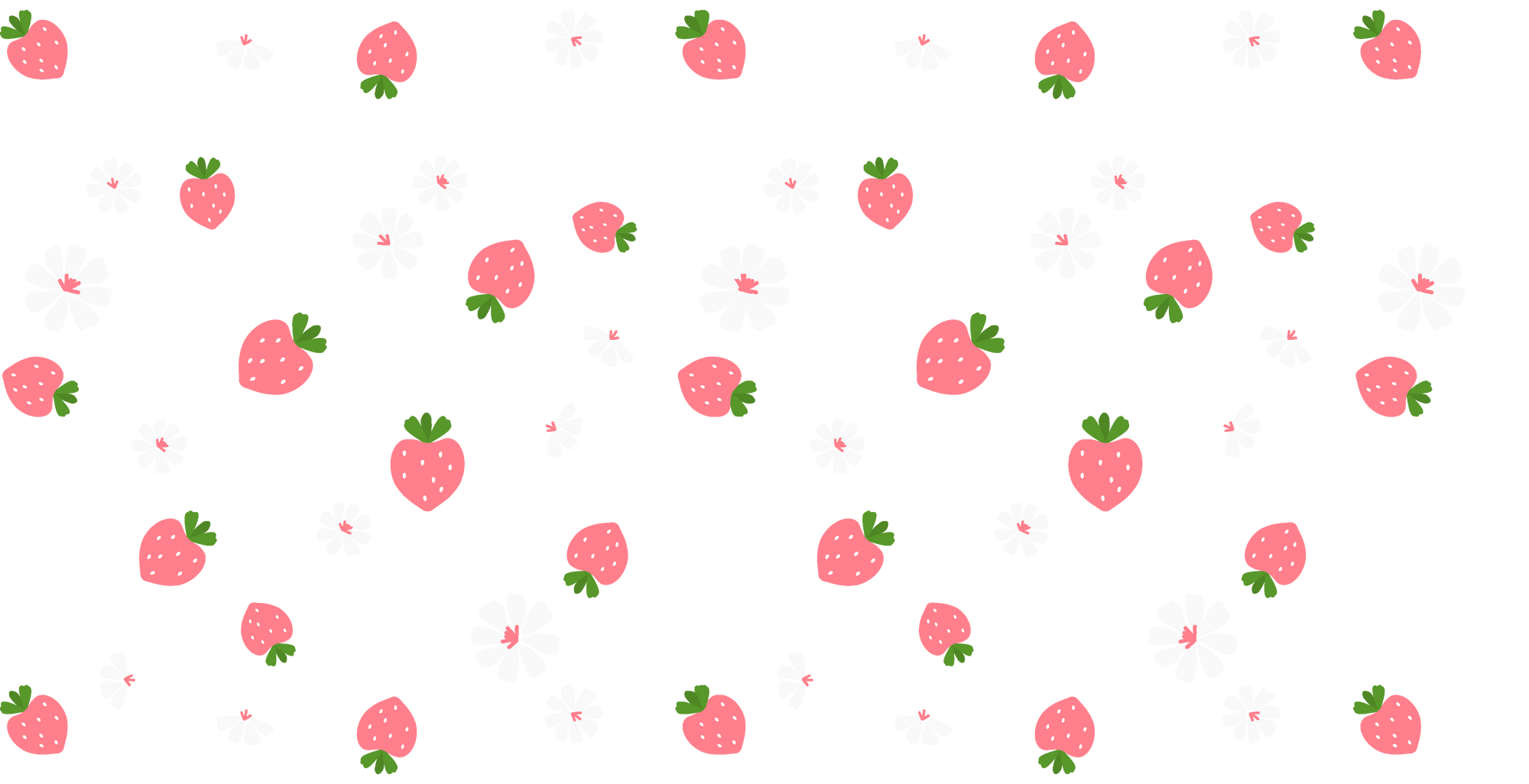 Strawberry Garden UV DTF Cup Wrap