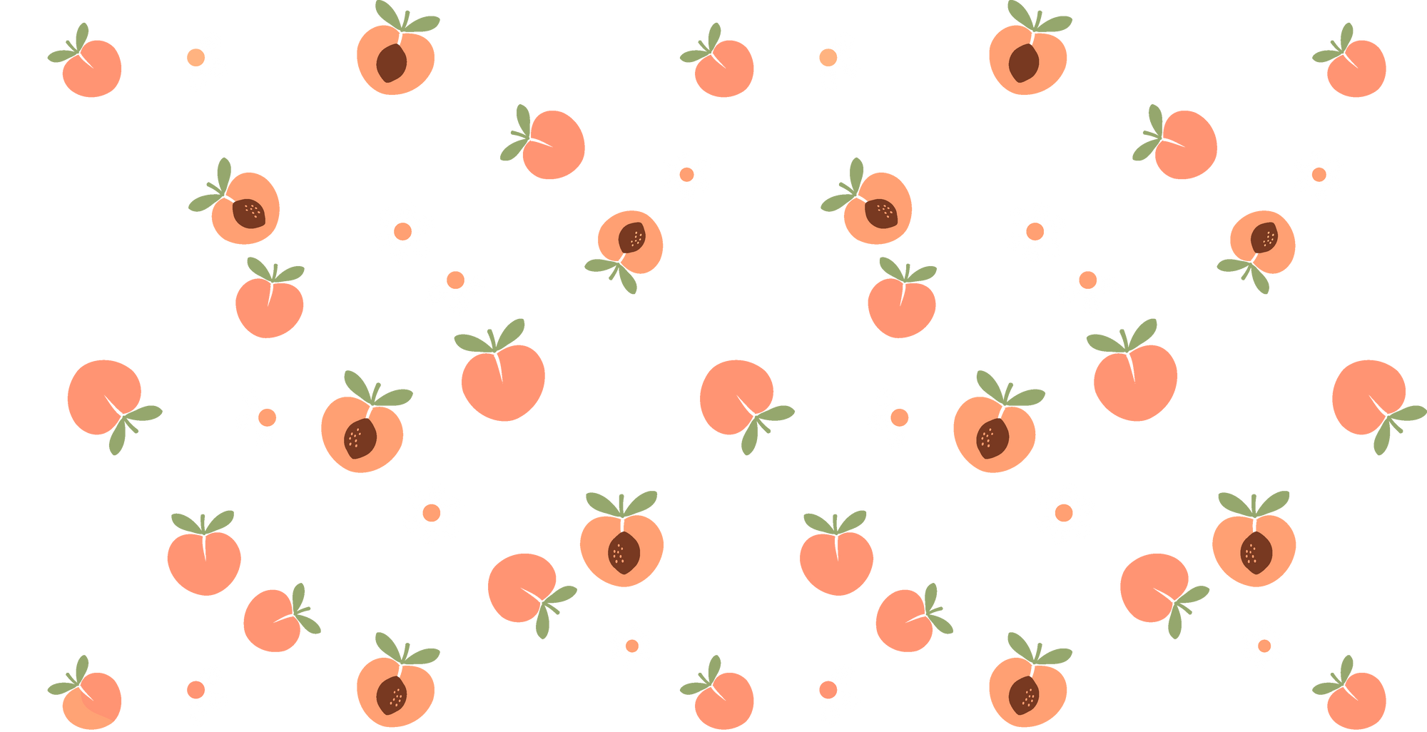 Peach Orchard UV DTF Cup Wrap