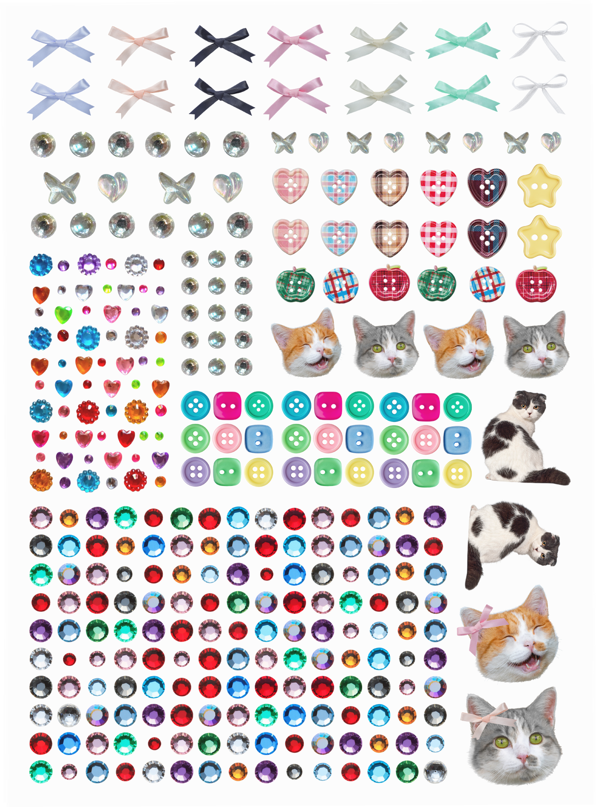 Whimsical UV DTF Sticker Sheet