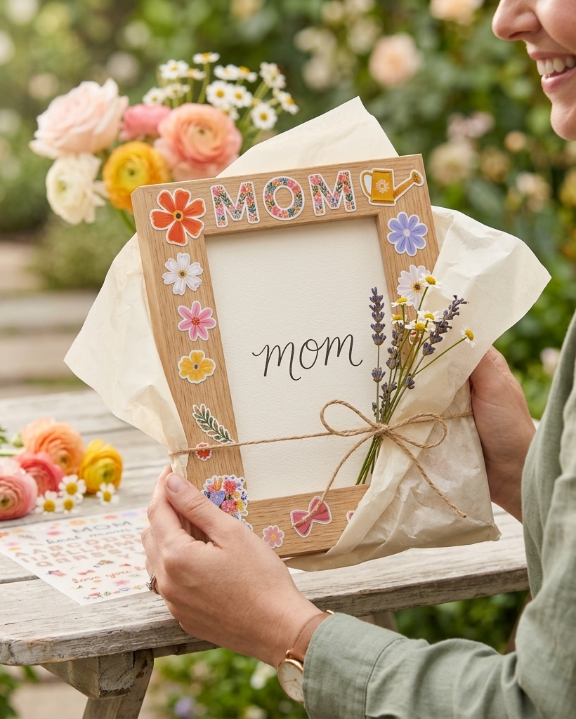 Floral Botanical Mother's Day UV DTF Sticker Sheet