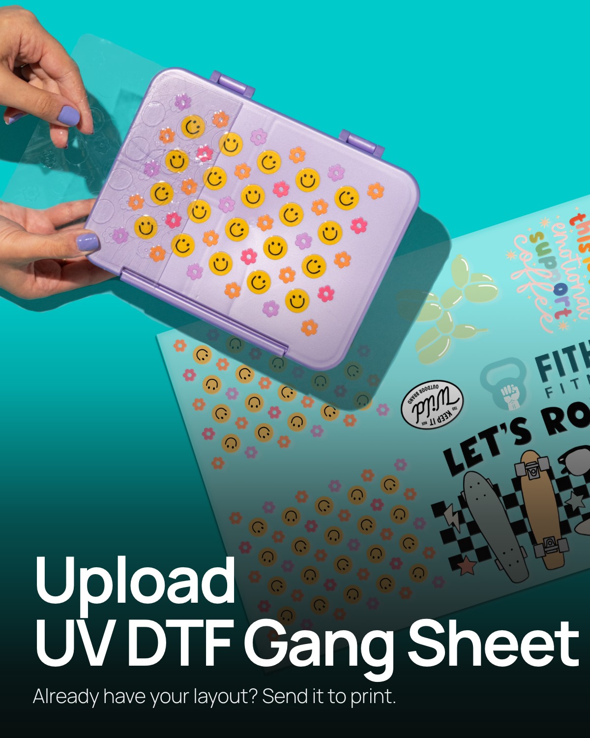 Upload UV DTF Gang Sheet
