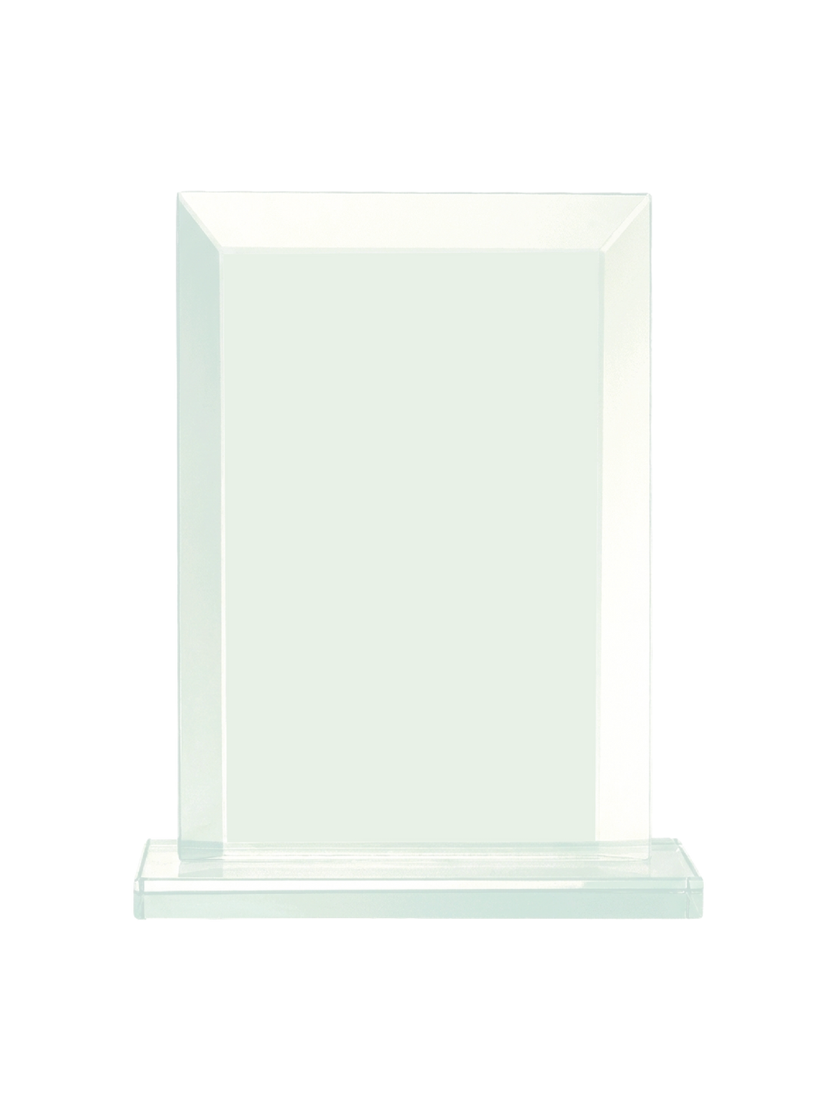 7 3/4" Rectangle Glass Award