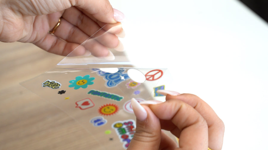 Step 2: Peel protective backing